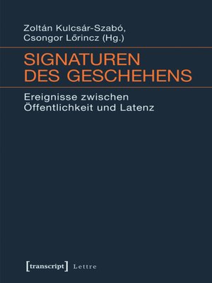 cover image of Signaturen des Geschehens